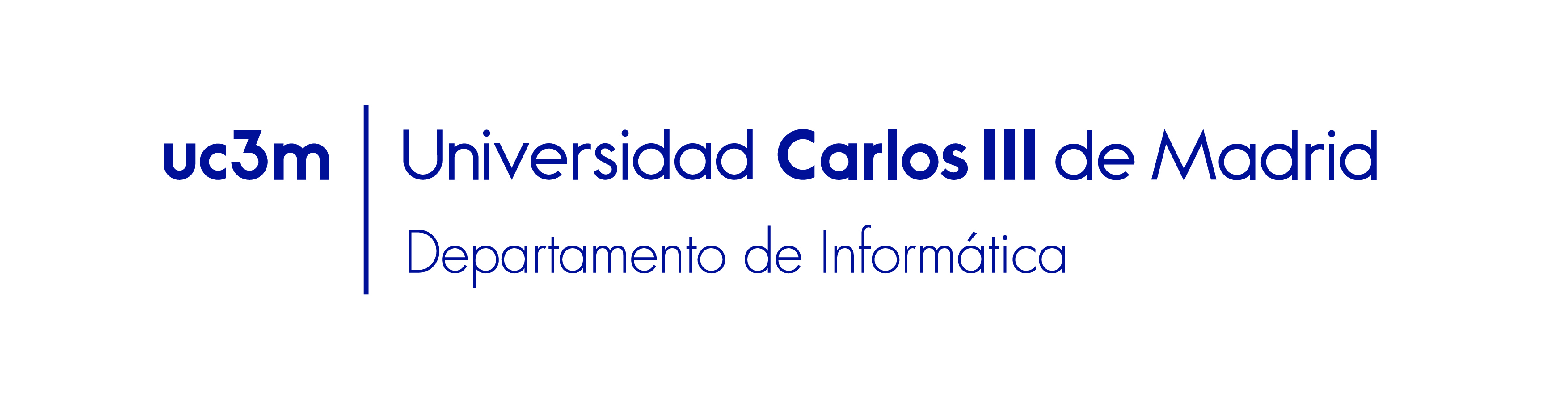 Logo del departamento de Informática de la Universidad Carlos III